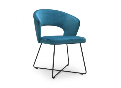 Chair 4x Dining Room Upholstered Chair TV Lounge Club Seat Textile Armchair Set