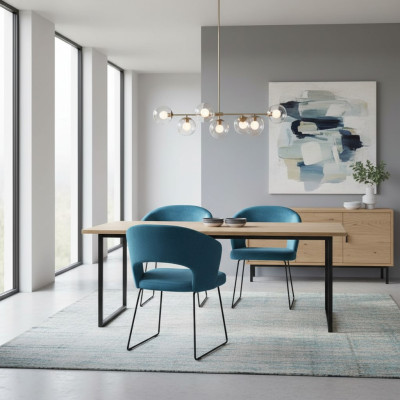 Armchair 4x Lounge Armchair Upholstered Chair Living Room Restaurant Club Group