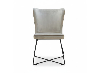 Chair 6x Dining Room TV Club Textile Seat Armchair Set New Lounge Chairs