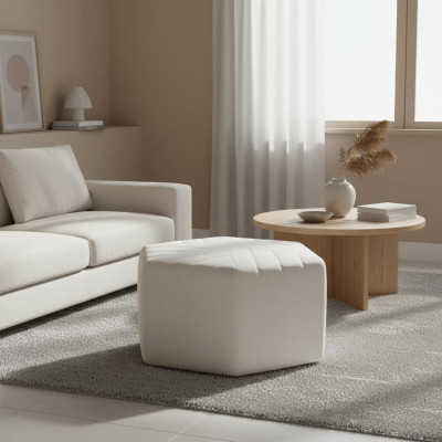 Fabric Footstool Ottoman Velvet Stool Pouf Puff Seat Pouf Textile