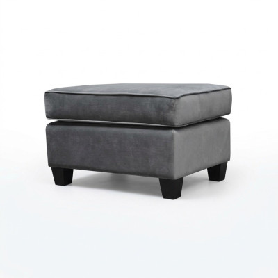Seat stool pouf ottoman footstool ottoman velvet 75x53cm