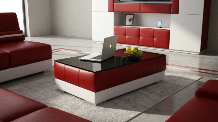 Coffee table design living room leather coffee glass couch upholstery decor side table