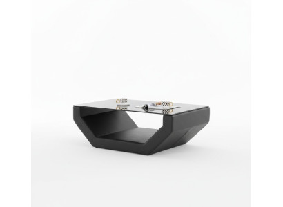 Noble luxury coffee tables glass design couch table sofa side leather tables