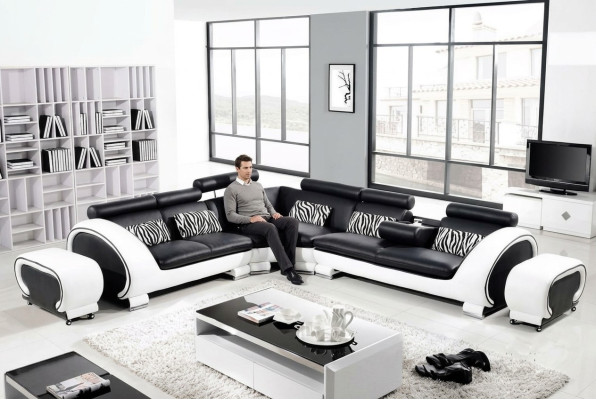 Corner couch, corner suite, L-shaped sofa, corner sofa, upholstery, living area suite