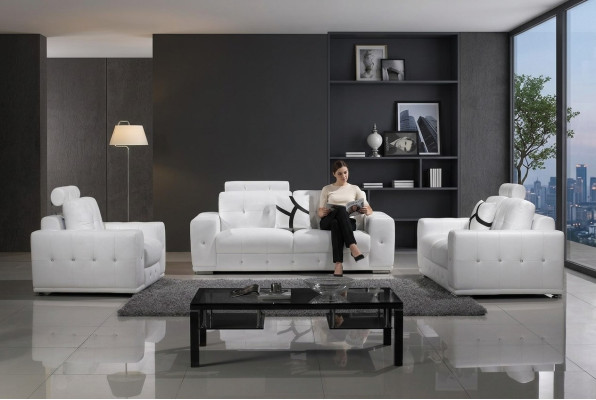 Leather sofa couches sofa suite sofa seat set sofas upholstered couch 3-piece armchair