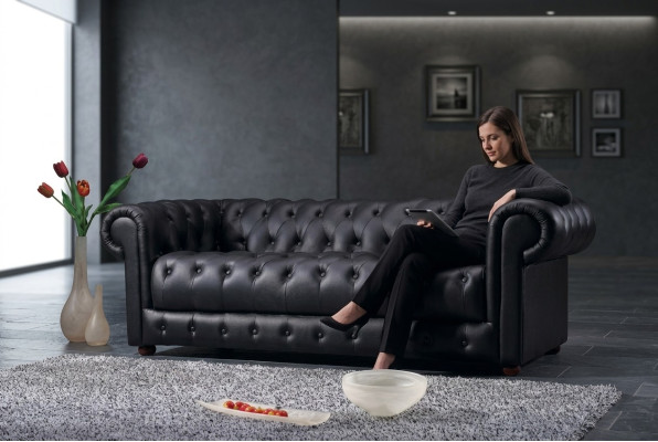 Chesterfield couches sofas leather 3+2 seater sofa suite sets