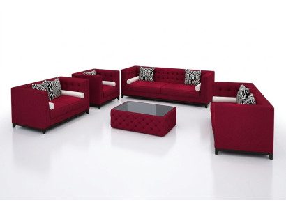 Sofa set leather sofa couch seating set upholstered couch 3-piece armchair