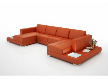 U-shape sofa couch upholstery set living landscape design corner sofa leather