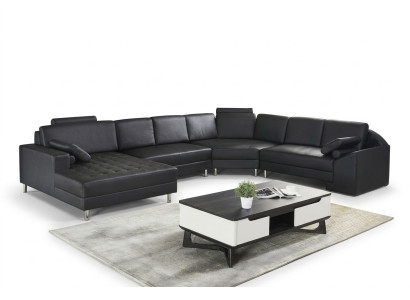Corner sofa U-shape sofa couch upholstered corner sofa living landscape leather sofa