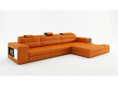 Designer sofa couch set corner sofa with stool living landscape upholstery