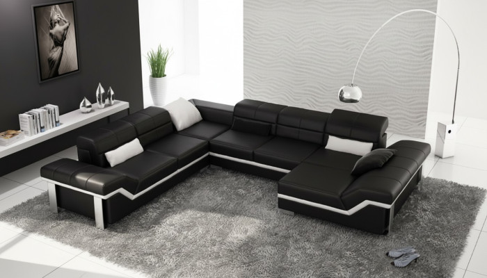 Corner couch designer seating furniture couches modern sofa corner set U-shape upholstery