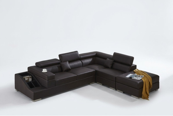 Modern sofa corner set L-shape upholstered corner couch designer seating furniture