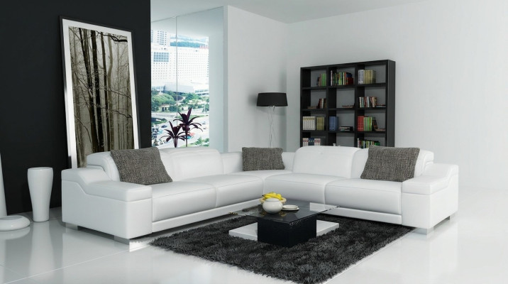 Corner sofa couch upholstery living landscape leather corner decor sofas set