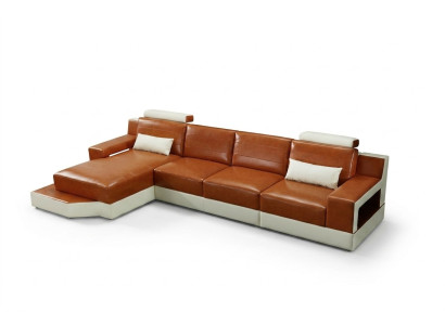 L-shaped sectional sofa exclusive living room furniture