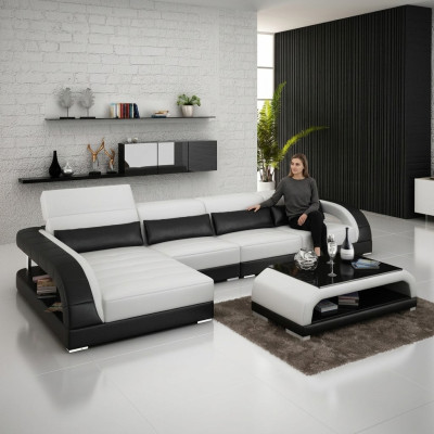 Exclusive living room couch set L-shaped sofas