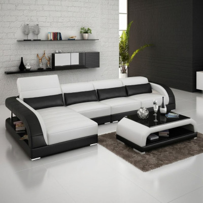Exclusive living room couch set L-shaped sofas