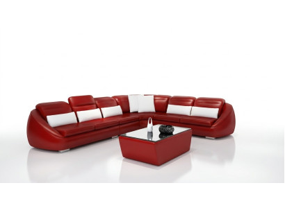 Designer sofa couch corner sofa with stool living landscape set upholstery