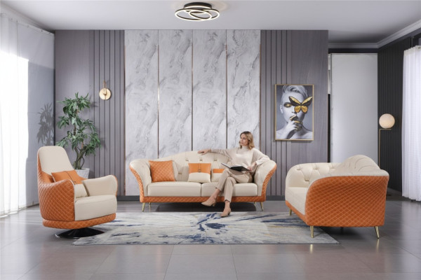 Luxury Furniture Sofa Set Couch Sofa Upholstery 3+2 Living Room Seating Group