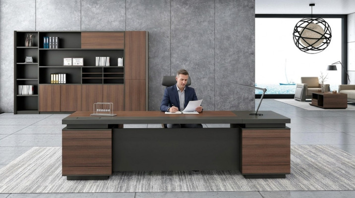 Corner desk cable management channel home office desk large executive desks desk