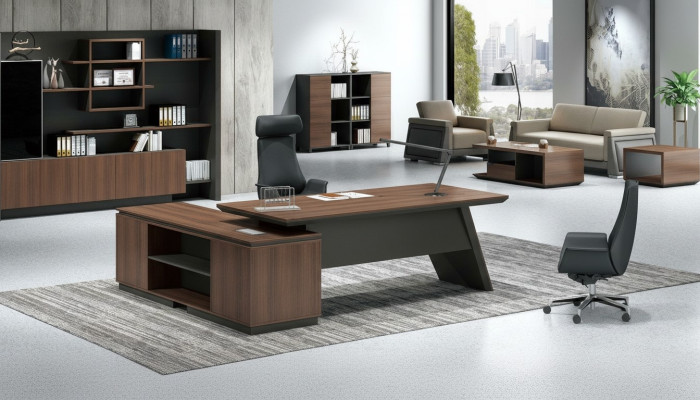 Office setup table with drawers study home office