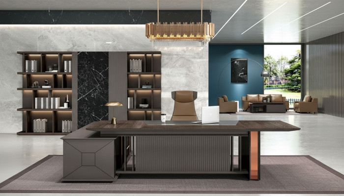 Corner desk office furnishings executive room furniture design desks