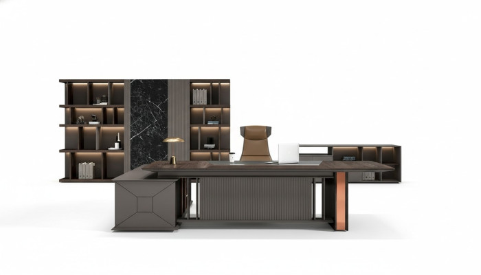 Corner desk office furnishings executive room furniture design desks