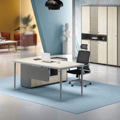 Desk filing cabinet office furniture desks tables 2-piece set
