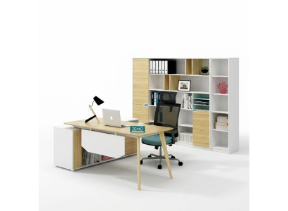 Corner desk work writing office table class designer furniture tables 2-piece new