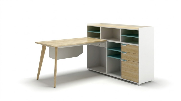 Desk with shelf home office furnishing furniture desk