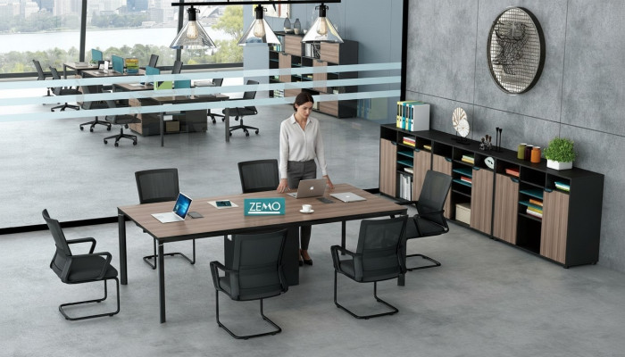 Conference table office boss room furniture design desks practice