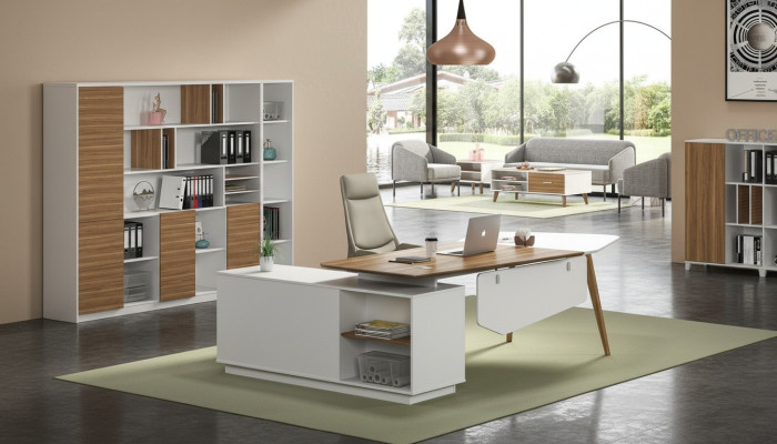 Table wood desk modern design tables office furniture corner desks