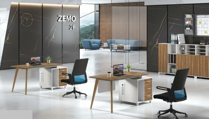 Work desk office table luxury class designer furniture with drawers tables