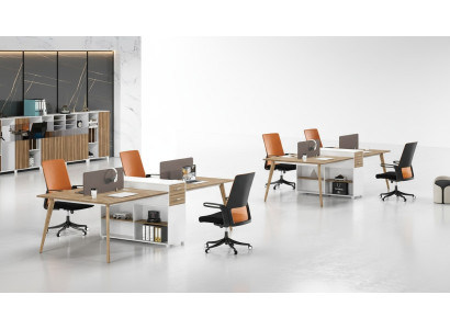 Office furniture furnishings tables table desk call center wood