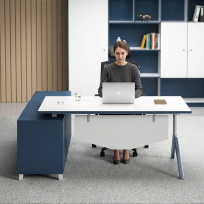 Office furniture desk filing cabinet furniture desks tables 2-piece set.