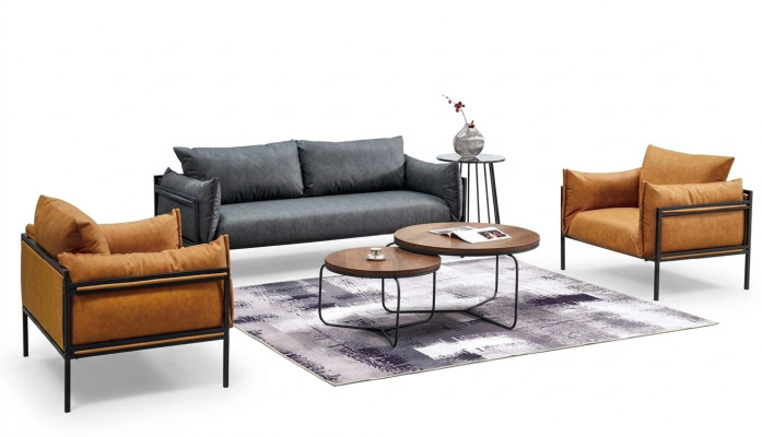 Sofa set couch upholstery fabric suite 3+1+1 complete set suites