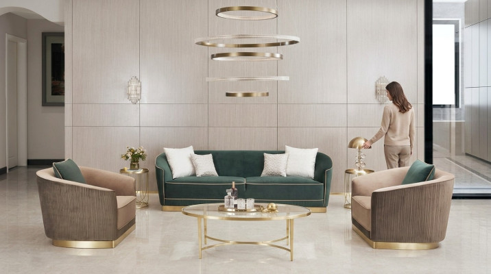 Classic living room sofa set couch seating group upholstered groups sofa