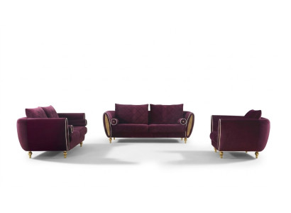 Designer sofa set 3+2+1 seater couch upholstery suite living room