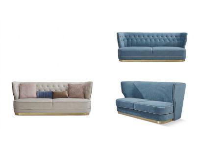 Sofa 3-seater fabric sofas luxury designer couch new sofa luxury upholstered sofas