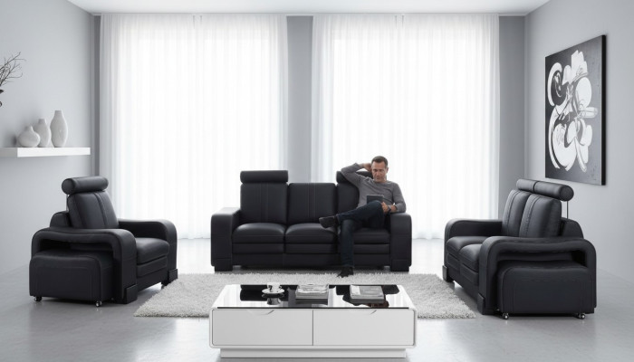 Sofa set 3+2 seater set design sofa upholstered couches couch modern 2 piece sofas