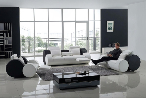 Leather sofa set couch seating set sofas upholstered couch 3-piece set