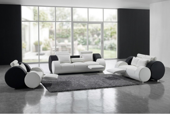 Leather sofa set couch seating set sofas upholstered couch 3-piece set