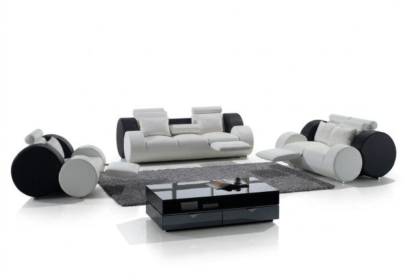 Leather sofa set couch seating set sofas upholstered couch 3-piece set