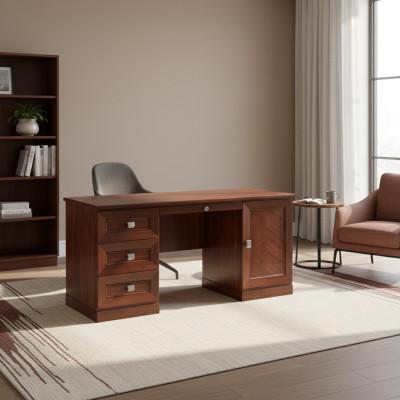 Desk Table Computer Tables Executive Office Furnishings Study Furniture New