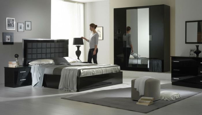 Design Bedroom 6-piece Bedroom Complete Set Bed Nightstand Dresser New