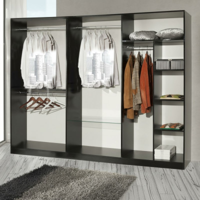 Classic modern style wardrobe closet wood wardrobe cabinets furniture new