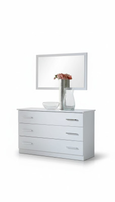 Mirror + dresser cabinet dressers sideboard bedroom set decor wood