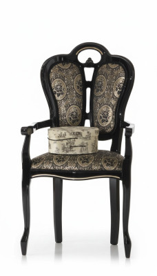Wood chair, dining chair, designer textile, royal chairs, armchair, Italian furniture.
