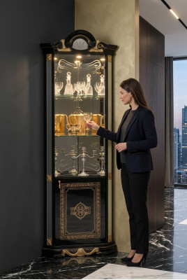 Classic display cabinet, living room display cabinet, display cabinets, Italian furniture, new
