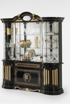 Display glass cabinet living room showcase vitrines Italian furniture wood