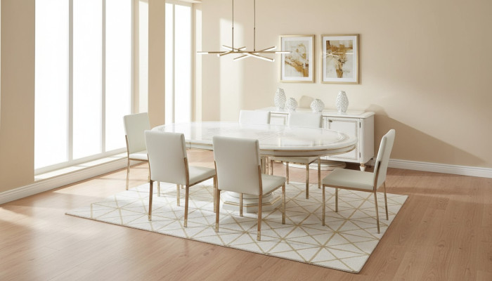 Dining table wood round tables dining room round table Italian furniture new